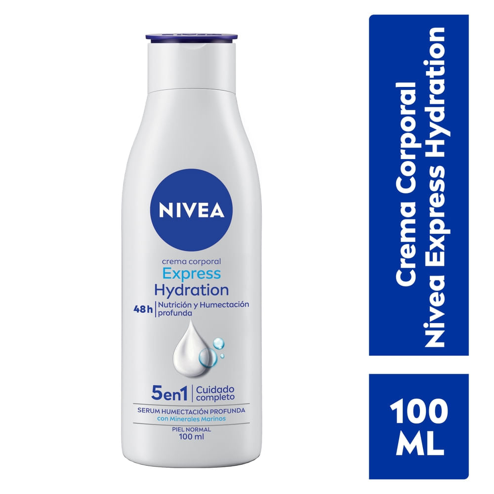 Crema Nivea Corporal Humectante Express Hidration-100 Ml