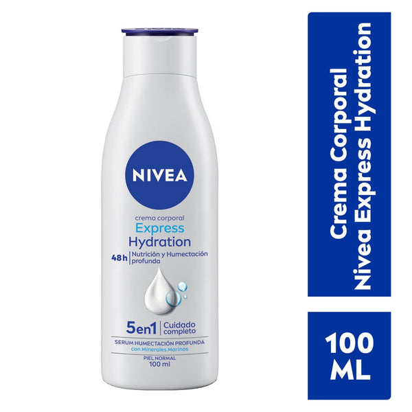 Crema Nivea Corporal Humectante Express Hidration-100 Ml