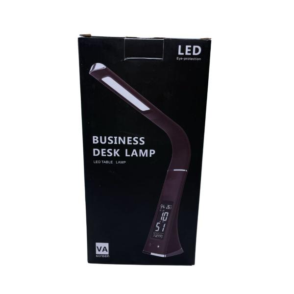 Lampara Luz Led Para Escritorio Led Va Con Reloj Negro