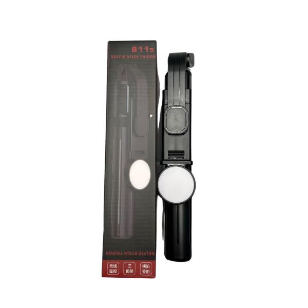Palo Selfie Monopod B11S Con Luz Integrada Negro