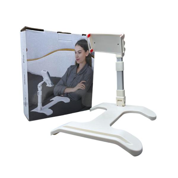 Holder De Mesa O Escritorio Tablet & Celular Yl-901 Blanco
