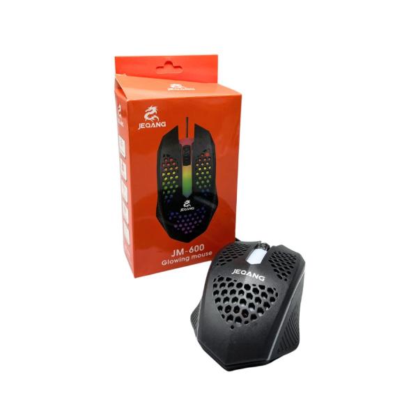 Mouse Para Computadora Jm 600 Conexion Usb Jeqang Negro
