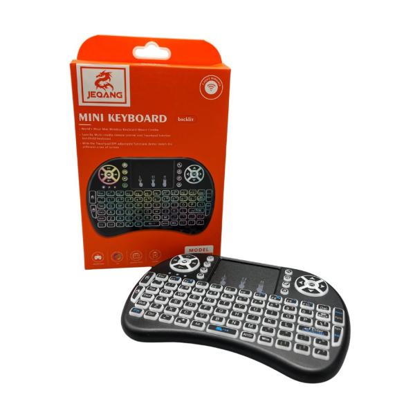 Mini Teclado Y Mousepad Ja 501 Negro