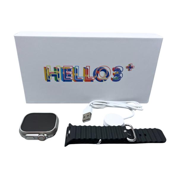Reloj Inteligente Smart Watch Hello Whatch 3+ Negro