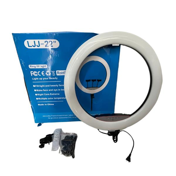 ARO DE LUZ LJJ-22 LUZ LED CON Holder Para Tripode Leds Rabi 56CM