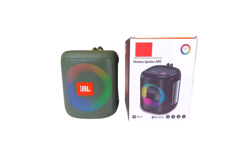 Bocinas Parlante Bluetooth A80 Verde