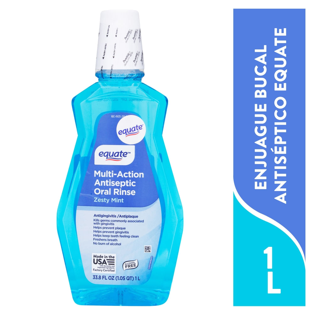 Enjuague Bucal Equate Multi Action - 1 L