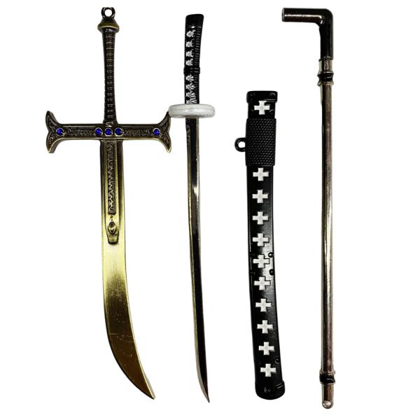 Set Espadas One Piece – Réplicas Metálicas Coleccionables (con Caja)