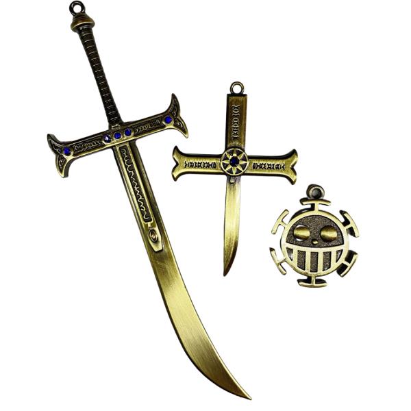 Set Espadas One Piece – Réplicas Metálicas Coleccionables (con Caja)