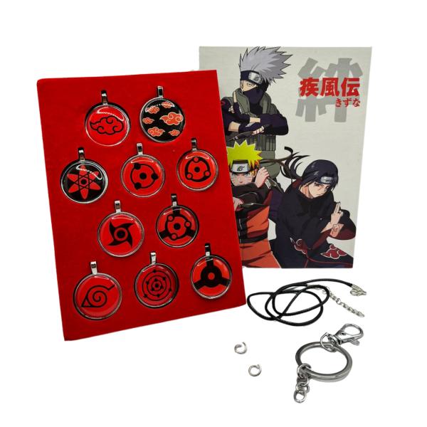 Set De Dijes De Sharingan / Naruto