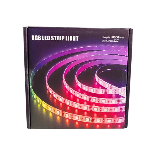Tira Led Exteriores 10 Metros Con Adaptador + Controlador  App Tuya Rgb