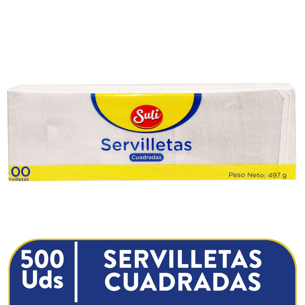 Servilleta Suli Cuadrada - 500 Unidades