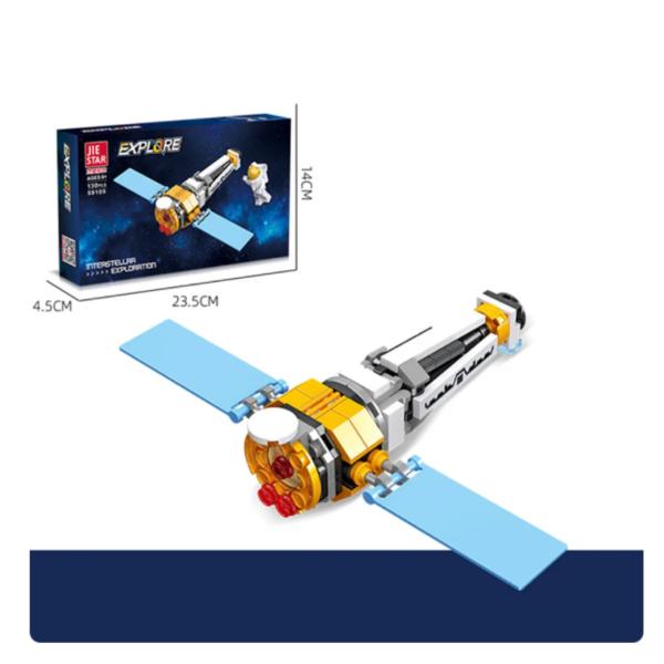 Bloques Armables De Satelite Espacial (130 Piezas)