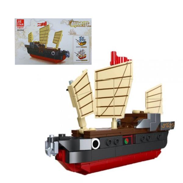 Bloques Armables De Barco Velero (156 Piezas)
