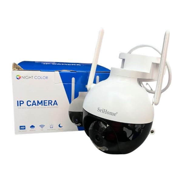 Camara De Vigilancia Tipo Domo Giratoria Sh045 Blanco
