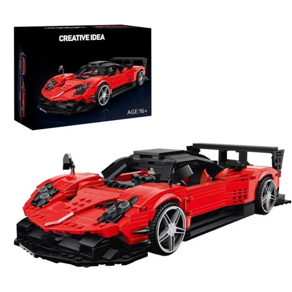 Bloques Armables De Pagani Zonda Rojo (1278 Piezas)