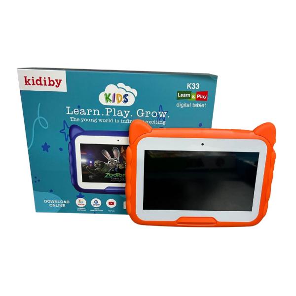 Tablet Android Para Niño Modelo K33 Diseño Sonic Naranja
