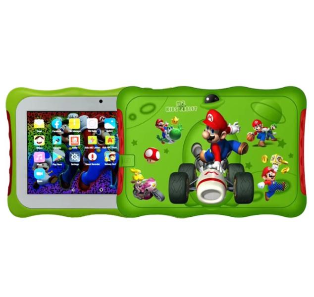 Tablet Para Niño Modelo M2 Diseño Mario Bross Verde