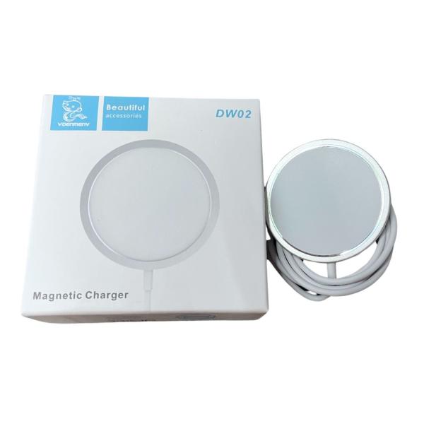 Cargador Inalambrico Dw02 Denmen Blanco