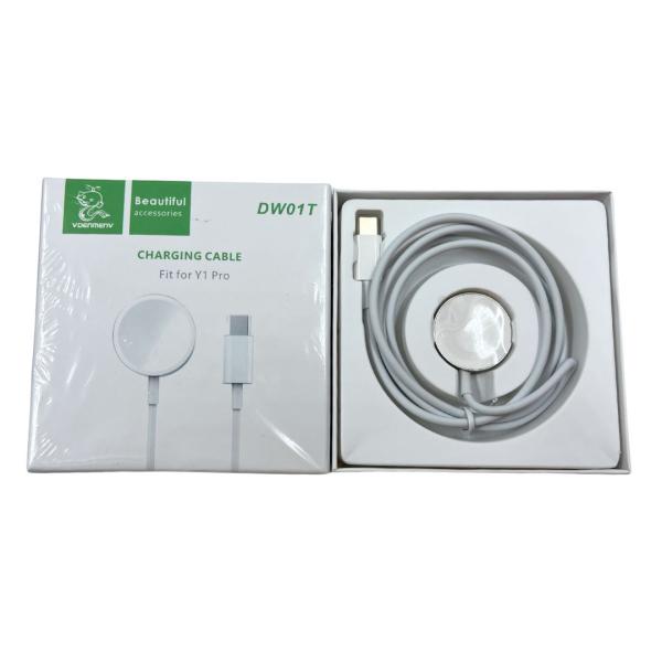 Cargador Inalambrico Para Reloj Inteligente O Smart Watch Dw01T Denmen Blanco