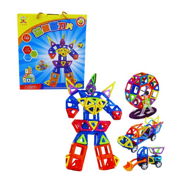 Bloques De Construcción Magnéticos (152Pcs)