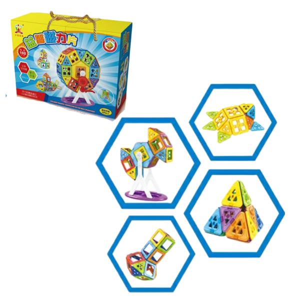 Bloques De Construcción Magnéticos (102Pcs)
