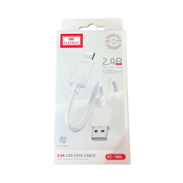 Cable Iphone Ec-180I Earldom Blanco