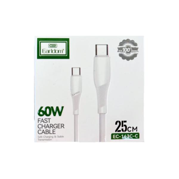Cables Usb Tipo-C  Ec-163C Earldom Blanco
