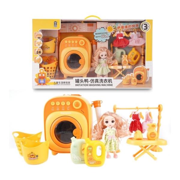 Set De Muñeca Con Lavanderia