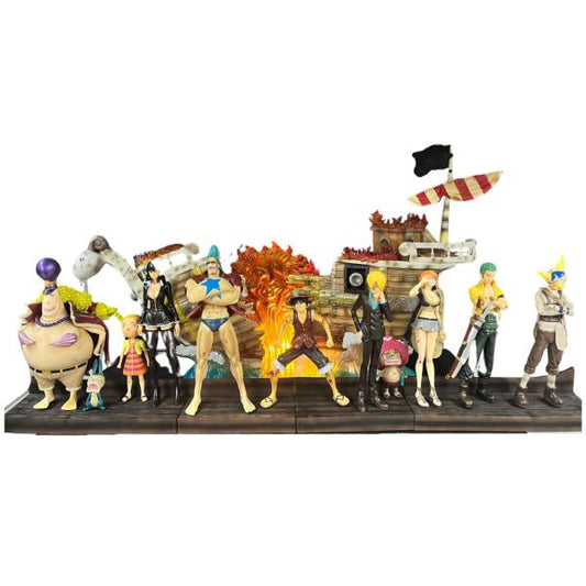 Set Barco Going Merry con 11 Figuras One Piece