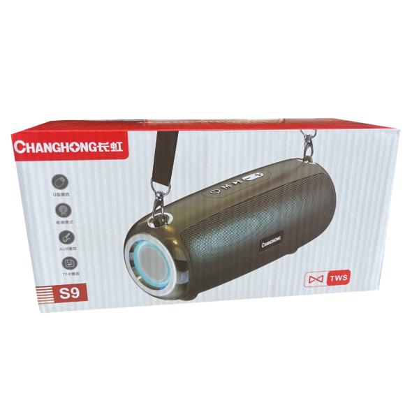 Bocinas Parlante Bluetooth S9 Gris