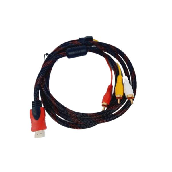 Cable Hdmi A 3 Rca 10 Metros