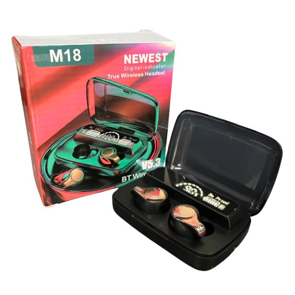 Audifonos Manos Libres Bluetooth TWS Airpods Inpods M18 Negro