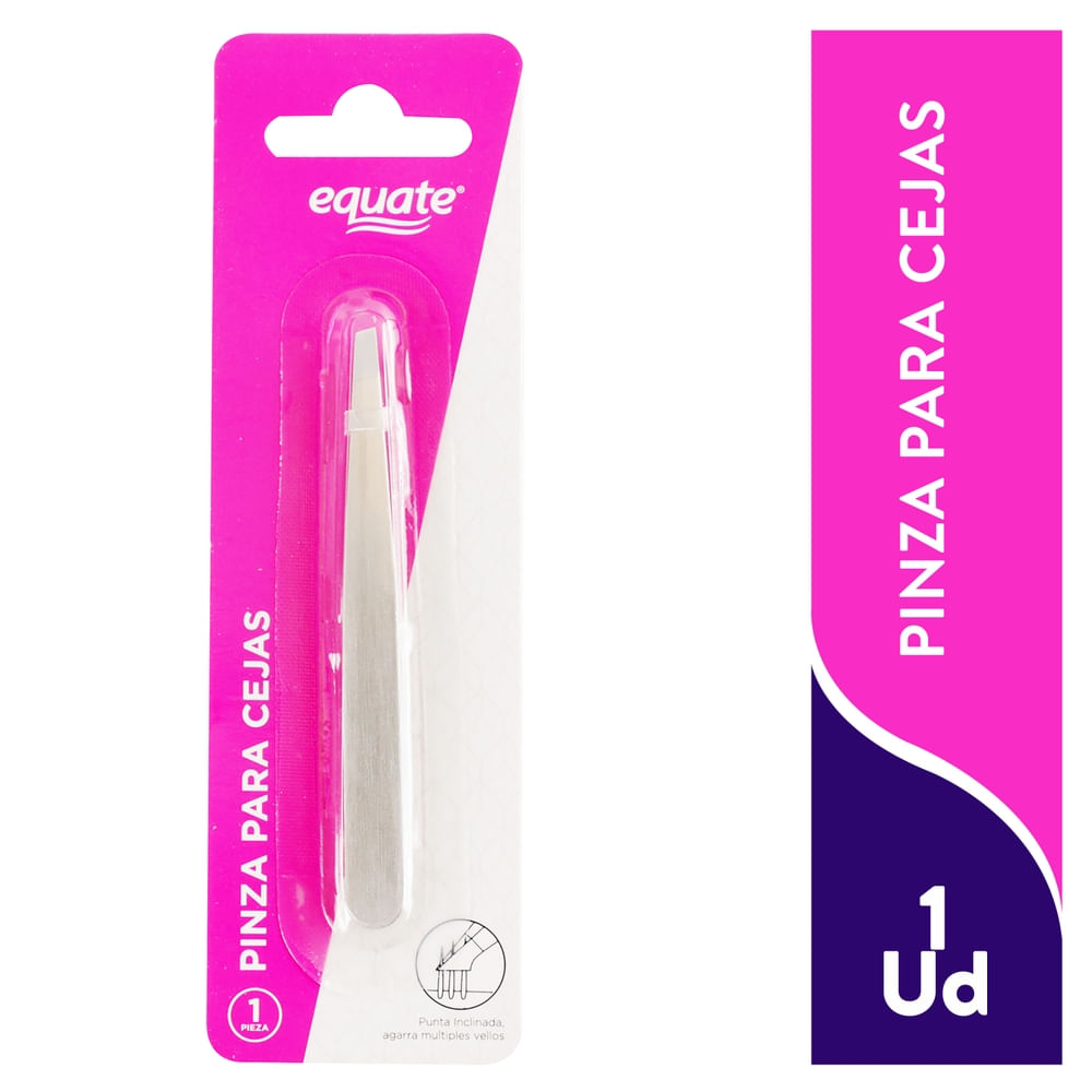 Pinzas Equate Para Cejas Punta Angular
