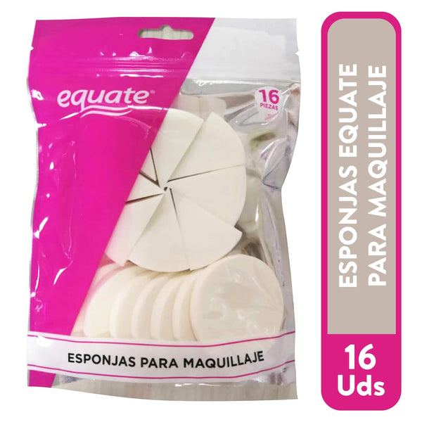 Esponja Equate Para Maquillaje 12 Piezas