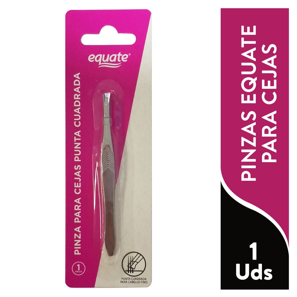 Pinzas Cejas Equate Punta Cuadrada