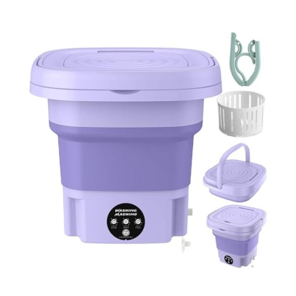 Mini Lavadora Portatil Wm01 Morado