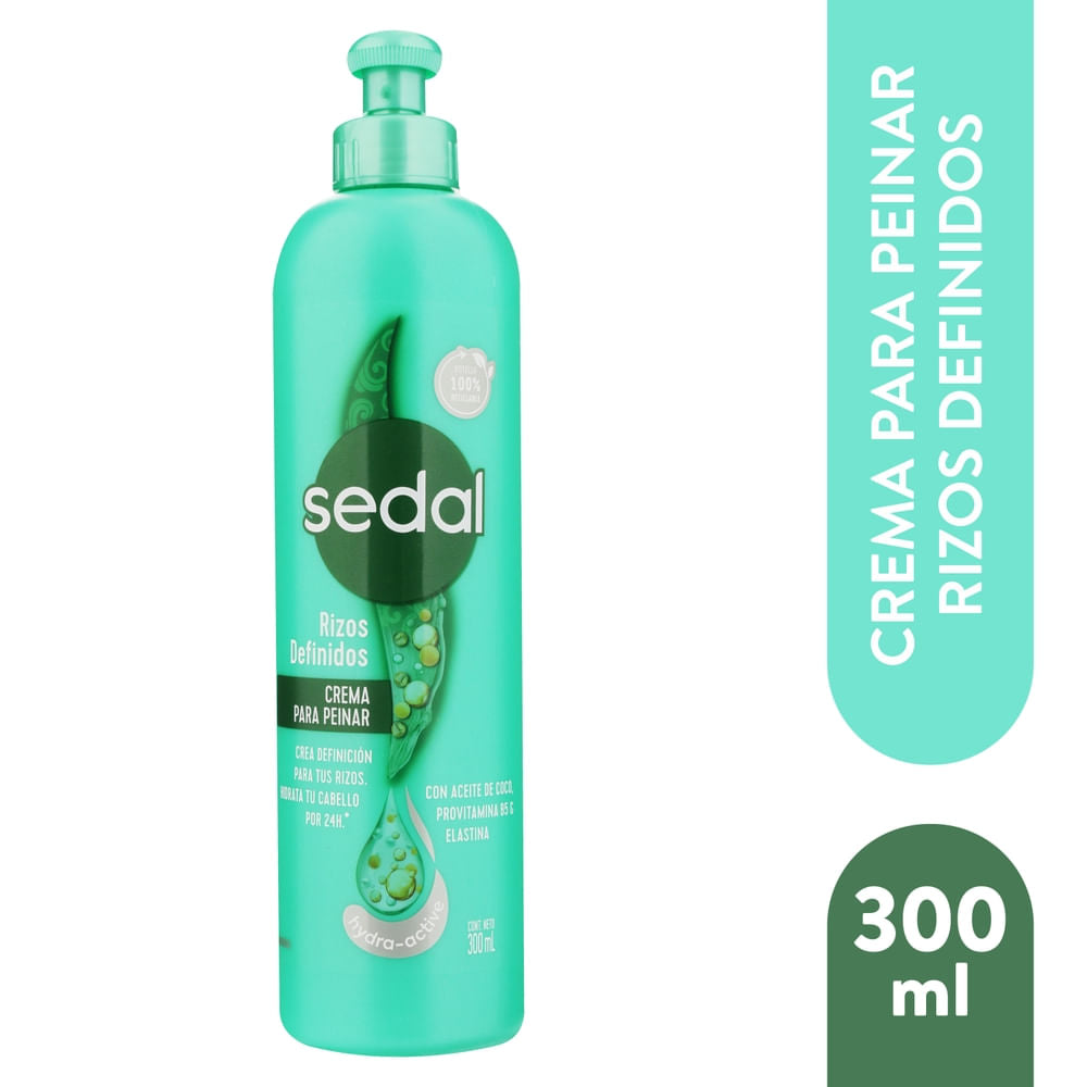 Crema Para Peinar Sedal Rizos Definidos - 300 Ml