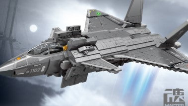 Bloques Armables De Jet De Guerra (1106 Piezas)