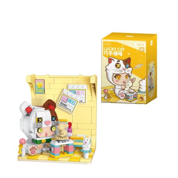Bloques Armables De Lucky Cat