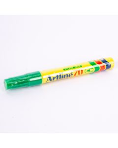 Marcador Permanente Recargable Bala 70 Verde