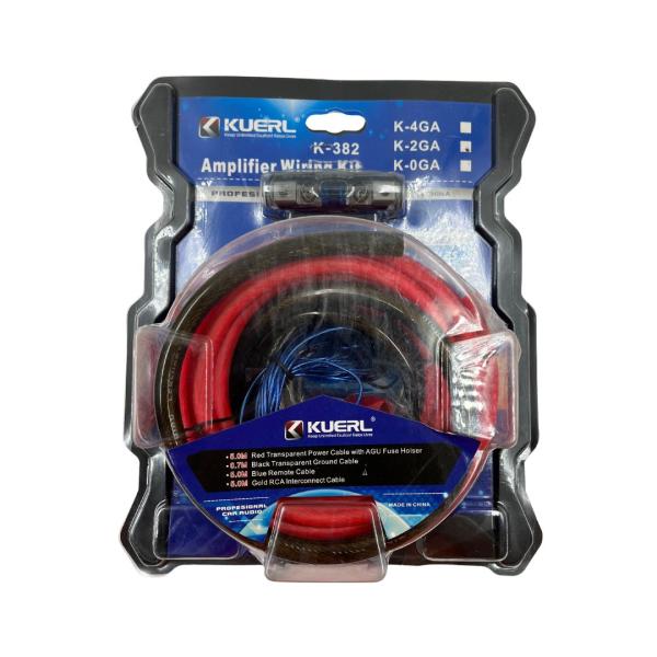 Kit Cables Para Carro 2Ga