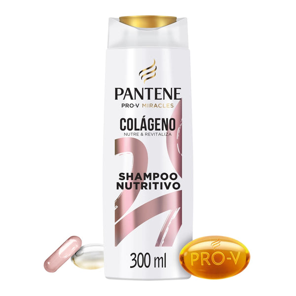 Shampoo Pantene Con Colágeno Y Pro-v - 300 Ml