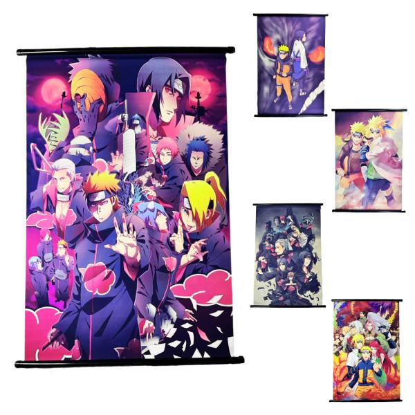 Poster De Tela Grande - Naruto Varios Estilos A Elegir Akatsuki