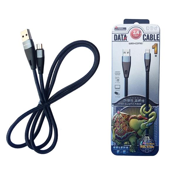 Cable Usb Wdc-079 Elefante Wekome Tipo C