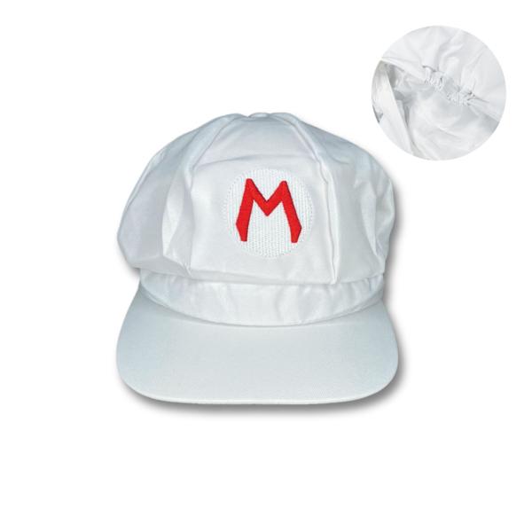 Gorra Blanca De Mario Bros