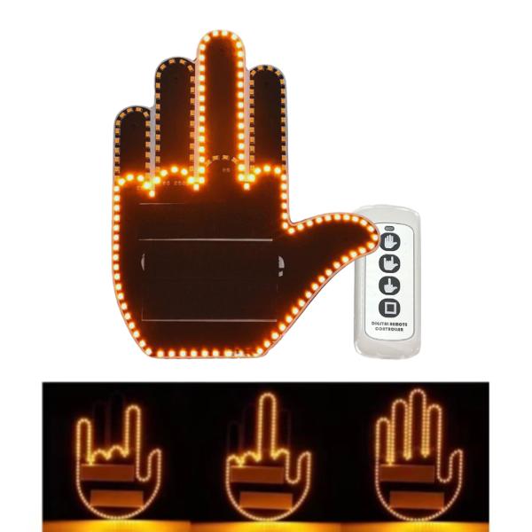 Señal Led Forma Mano