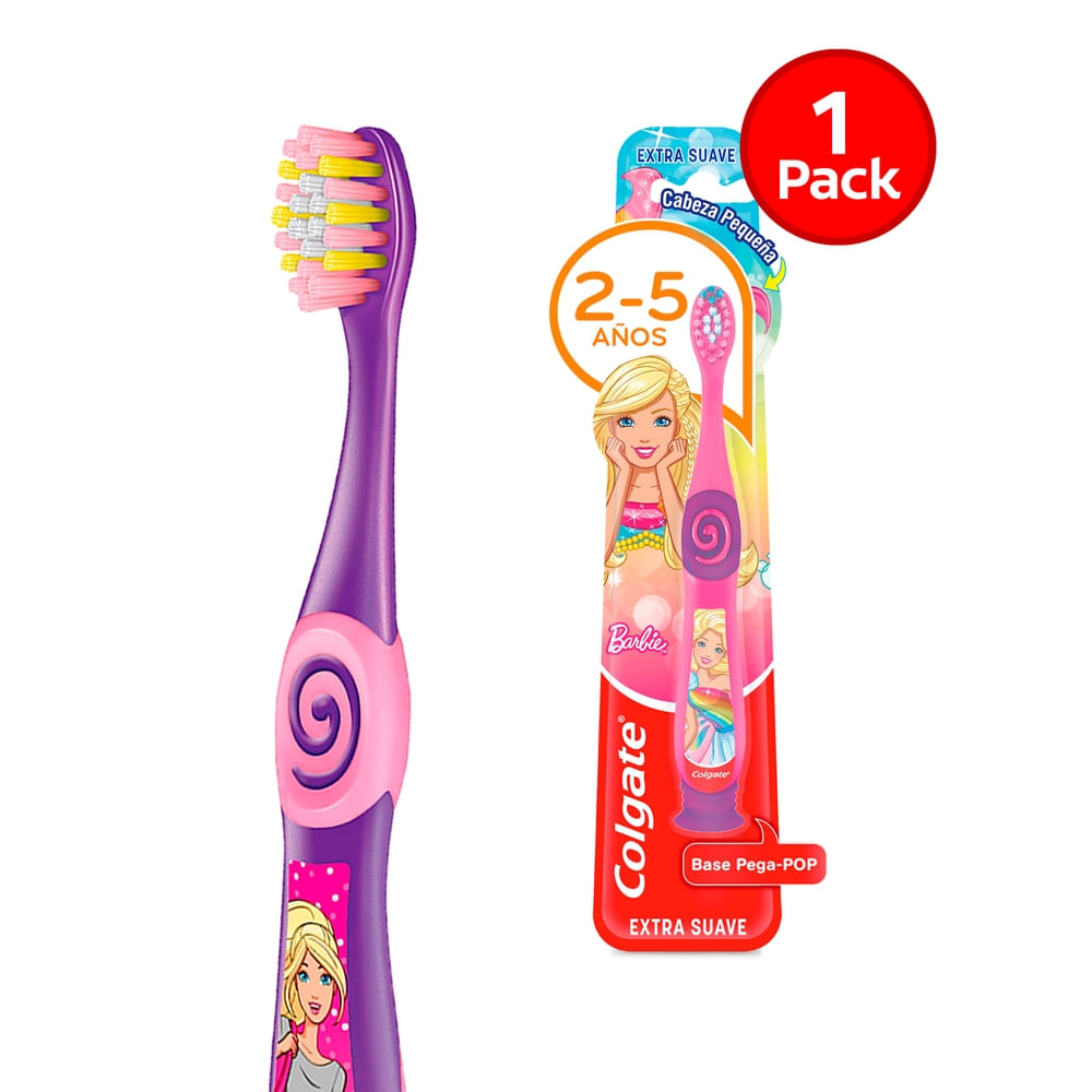 Cepillo De Dientes Colgate Smiles Barbie/minions -2 A 5 Años