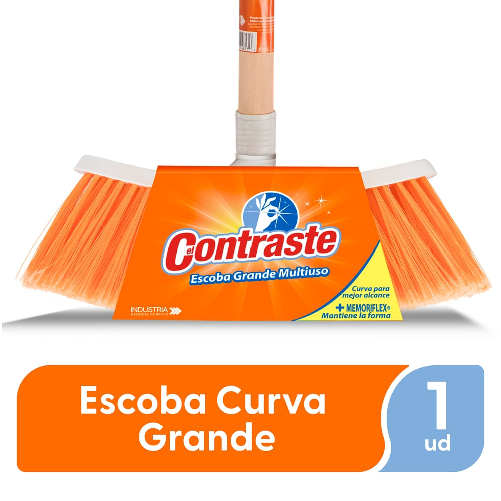 Escoba El Contraste Curva Grande - 1 Ud