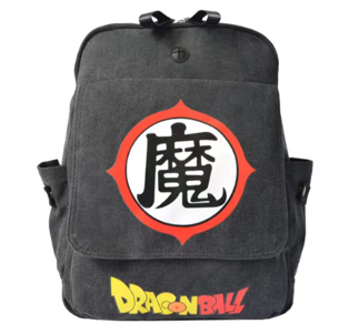 🎒 Bolso Mochila de Goku – Dragon Ball, 44×33 cm, Lona y Cuerina